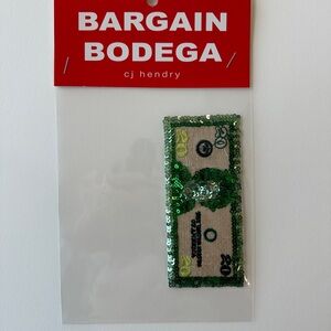 CJ Hendry Bargain Bodega $20 sequin patch